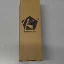 Kevin Textile Linen Pillow Covers, Square Throw Pillow Covers Set of 2, Boho Woven Texture Decorative Burlap Pillow Cases for Couch Bedroom Living Room, 20x20 inch, Red