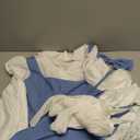 Visbion Beauty Belle Costume Maid Blue Dress Women Girls Princess Halloween Cosplay (XX-Large)