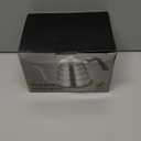 Tea Kettle with Thermometer Pot Black Stovetop Tea Kettle 40oz Gooseneck Kettle Teapot Pour Over Coffee Kettle with Thermometer,1200ml,5 Cup,Black,1Pack (1.3 Quarts)