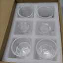 XZZWLL 6 Pack Shot Glasses, 1.7 oz Clear Heavy Base Shot Glass for Tequila, Whiskey, Liquors, Round Smooth Edge Shot Glasses Set for Party, Bar, Home