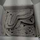 ZWJD Pillow Covers 18x18 Set of 2 Soft Polyester Textured Pillow Covers with Stylish Flange Edge Cozy Farmhouse Throw Pillows for Couch Bed Sofa Living Room (Lightgray)