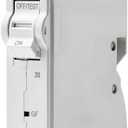 Leviton LB120-GFT 20A 1-Pole Plug-On GFCI Branch Circuit Breaker, Thermal Magnetic, 120 VAC, White