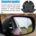 924-415 Side Mirror Control Motor Fits for Acura MDX TL ZDX V6 Replace 6U5Z17D696D 76210STXH02 924-415, Side View Mirror Control Motor