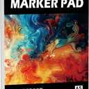 60 Sheets Marker Paper Pad, A5(5.8"x8.3") Alcohol Marker Paper Sketch Pad, 120lb/200gsm Heavyweight Spiral Sketch Book, Painting Coloring Drawing Paper for Kids Beginners Artists