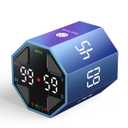 Pomodoro Timer Cube, Custom Pomodoro, Pause & Resume, Silent, Vibrate & Adjustable Sound Alert, for ADHD, Task, Work, Study, 3/5/10/15/30/45/60min & Custom Countdown, Blue