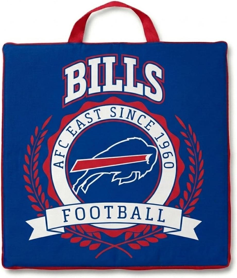 NFL Buffalo Bills Crest Logo Stadium Cushion