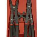 2pc Jumbo 16" Snap Ring Pliers Set Interchangeable 45 90 Tips Locking Mechanism