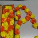 4 Pcs Long Marigold Garland for Decoration, 5 Feet Artificial Yellow Red Marigold Flowers Indian Pooja Diwali Home Wedding Mantle Decor