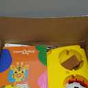 Move2Play, Giraffe Basketball Hoop & Soccer Goal Activity Center | 30+ Sounds & Songs + 5 Lights | 1 2 3 Year Old Birthday Gift for Boys and Girls | Toy for Baby & Toddlers (Yellow)