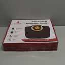 EILISON Mechanical Bathroom Scale for Home Use, Easy Read Analog Weight Scale with Large Dial Display in lb/kg, 400lb Capacity, Non-Slip Surface (Black)