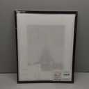 upsimples 16x20 Picture Frame, Display Pictures 11x14 with Mat or 16 x 20 Without, Wall Hanging Poster Frame, Black, 1 Pack