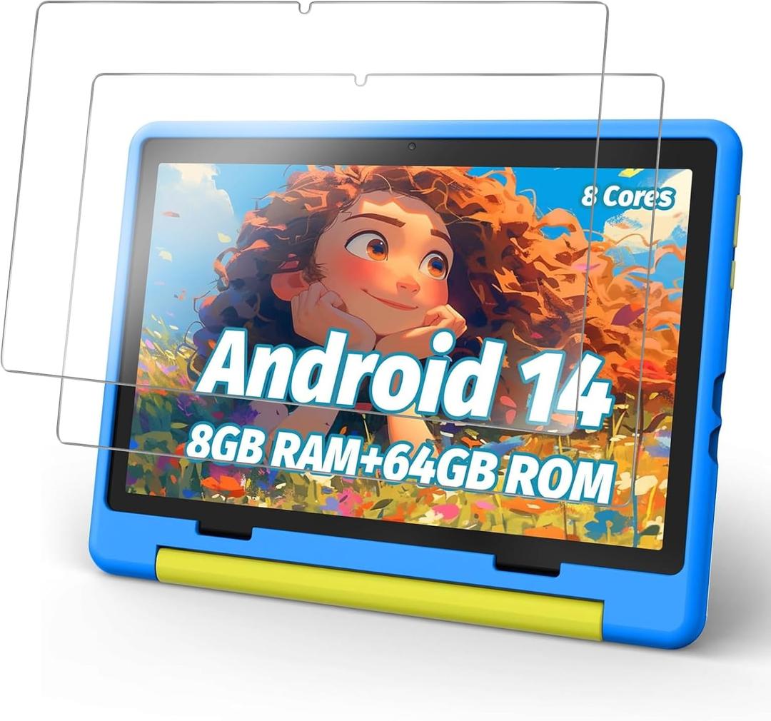 Screen Protector for Urao Kids 10 inch Android 14 Tablet, Upgraded Tablet Android 10'' Tempered Glass, [9.21'' x 5.63'', 234mm x 143mm], 2 Pack.