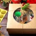 Fancy Land 540 Pcs Christmas Wax Seal Stickers Embossed Foil North Pole Official Seals for Envelopes Holiday Gifts Packages Party Favors