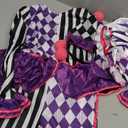 Spooktacular Creations Halloween Clown Costume for Girls, Jester Clown Costume for Kids, Halloween Role Play & Dress Up (Large(9-10 yrs))