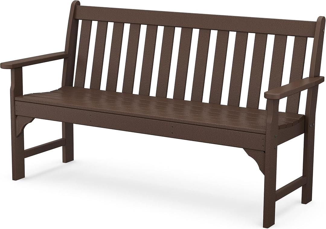 POLYWOOD GNB60MA Vineyard 60" Bench, Mahogany