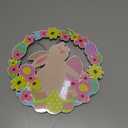 Happy Easter Spring Flowers Decor Sign for Home Room Wooden Wreaths Decorations, Funny Spring Rabbit Bunny Egg Decorations for Home Room, Easter Gifts for Women Men Rabbit Lover