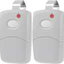 Garage Stop 2X Garage Door Opener Remote for Multicode Linear 308911, 10 dip Switch Gate Opener Remote 300MHz, Garage Clicker Replacement (Two)