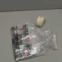 Kolldenn 12 Pcs Clear Wedding Gift Bags with Handle for Hotel Guests Thank You for Celebrating with Us Wedding Welcome Bags for Bridal Shower Party Favor, 7.87 x 7.87 x 3.15 Inches(Flowers)