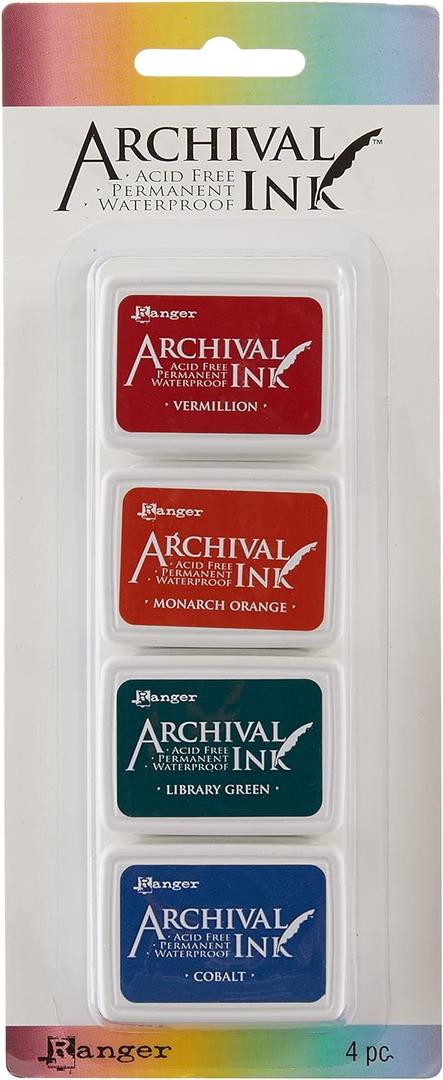 Ranger RGRAIMK.57673 Archival Mini Ink Pad Set 1 Archival Ink Pad Set Mini 1
