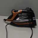 Rowenta Iron Steam Force Pro Steam Iron for Clothes, 1850 Watts, 5 Presets Smart Screen, Stainless Steel Soleplate, HighEfficiency Handheld Steamer Ironing, AntiDrip Protection, Black Copper, DW9580