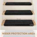 Bullnose Carpet Stair Treads for Wooden Steps Indoor 9.5" x 30"