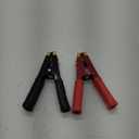 2PCS Battery Jumper Cable Clamps, Govel Heavy Duty Pure Copper Alligator Clips Jumper Cables Boost Clamp, Car Battery Charger Clamps, Suitable for Car Auto Vehicle Boat (Red & Black)