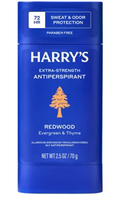 Harry's Redwood Extra-Strength Solid Antiperspirant Stick for Men, Pack of 3 - 2.5oz 