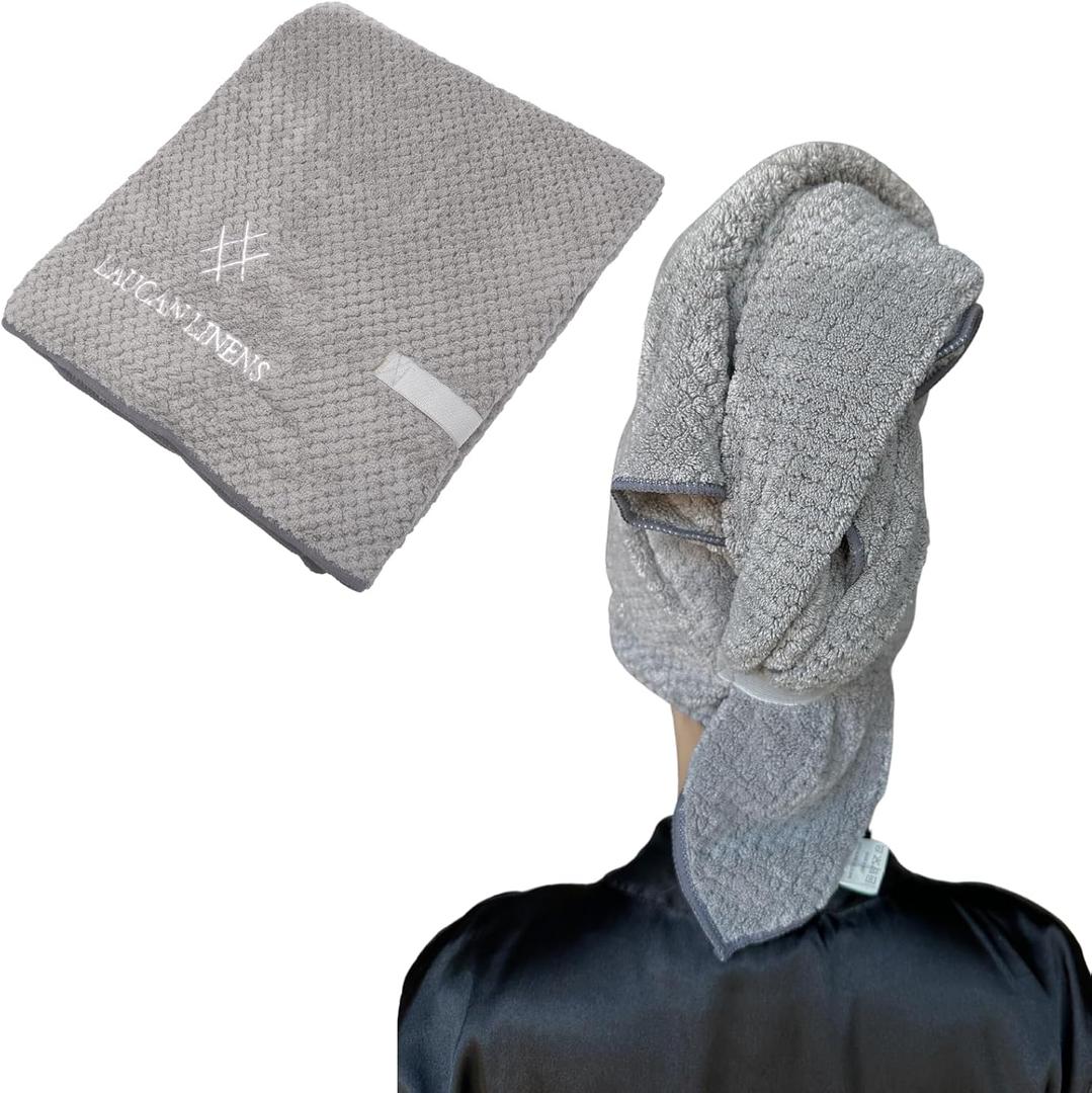 Extra Large Hair Towel Wrap for Women Microfiber Styling Tools Towel Head Wraps Bathroom Towels