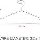 TIMMY Wire Hangers 40 Pack Stainless Steel Strong Metal Coat Hanger Clothes 16.5 Inch.