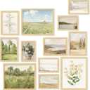 97 Decor Vintage Posters for Room Aesthetic - Vintage Wall Art Prints, French Country Decor, Farmhouse Eclectic Home, Gallery Landscape Art Pictures for Cottagecore Bedroom Kitchen Bathroom (UNFRAMED)