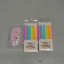 Swooflia Birthday Number 6 Candles for Cake, 6 Year Old Girls Kids Bulk Candle Cute Pink Party Decorations