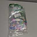 DONNA Kids Two Tone Hair Beads  Extra Large Pony Beads for Braids, Twists & Ponytails  Clear Pastel Assorted Colors with Threading Tool  Value Pack for Girls