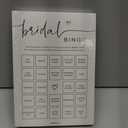 GardenCity Bridal Shower Gift Bingo, Bridal Shower Games for 50 Guests, Prefilled with Perforated Calling Card, Minimalist