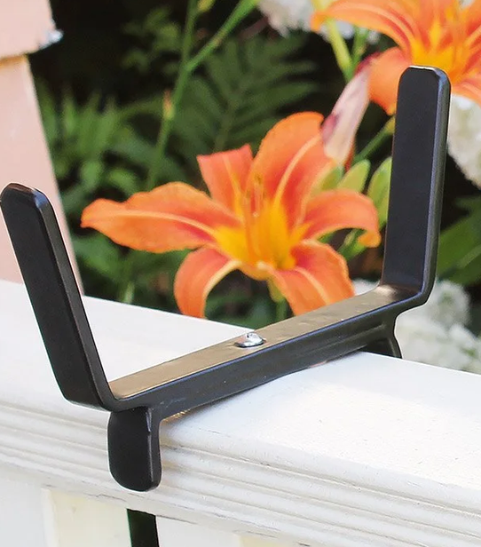 Handrail Brackets for Flower Boxes 2x4in, 2pc