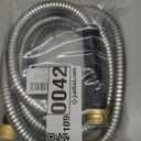 Short Metal Garden Hose 6 ft Connector, Stainless Steel Small Hose Extension Adapter for Hose Reel, Long, Flexible, Lightweight & Heavy Duty Water Pipe, No Kinking Outdoor Water Hose for Yard, 6 Feet