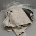 Beige Blackout Curtains for Living Room Silver Foil Metallic Printed Panels for Bedroom, Room Darkening Thermal Insulated Elegant Interior Decoration Privacy Window Drapes, Grommet Top, 52"x63"