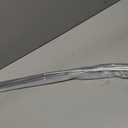 48-84 in. Adjustable Petite Caf Curtain Rod, 2-Pack, 7/16 in. Diameter, Silver