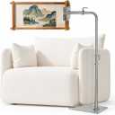 Workstand with Side Clamp for Lowery Stands, 360° Adjustable Needlepoint Stand with Dual Anti Slip Pads, Metal Embroidery Stand Frame Holder, Fits Q Snap Frames and Scroll Rods up to 20" Wide