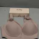 As Fairy Full Coverage Bras for Women No Underwire Supportive Wireless Plus Size Bra Seamless Comfort Bralette 38DDD