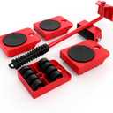 Furniture Lift Mover Tool Set  Heavy Furniture Movers with Wheels, Heavy Item Movers Sliders Furniture Lifter Tool for Furniture, Coffee Tables, Refrigerators, Washing Machines