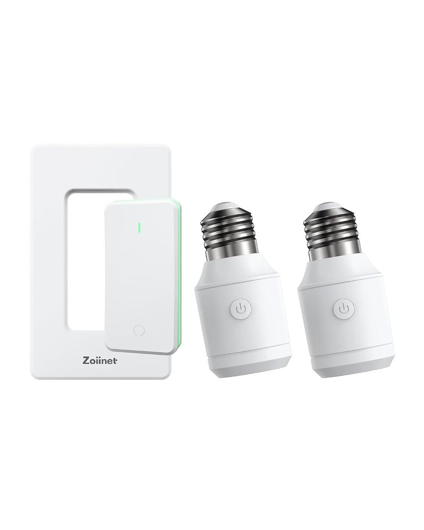Zoiinet 500W Remote Control Light Socket, Wireless Light Switch UL, 2 Pack