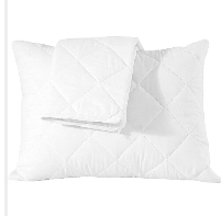 Quilted Pillow Protectors Queen Pair 20x30 Inches Extra Soft Thick Ultra Plush White Zippered Set of 2