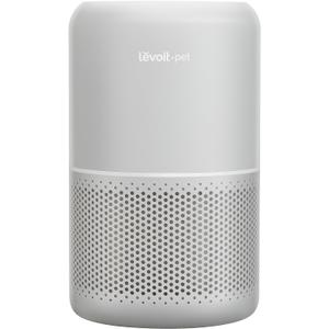 LEVOIT Air Purifier for Pets, Home, Large Rooms, and Bedrooms, HEPA Sleep Mode, AHAM VERIFIDE, Efficient Filter for Pet Dander, Odors, Captures Smoke, Dust, Mold, Pollen, Pet Lock, Core P350-P, Grey (Gray)
