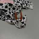 Dog Cow Costume Funny Pet Halloween Costumes Animal Cow Hoodie for Halloween Dog Cat, 10x15, S