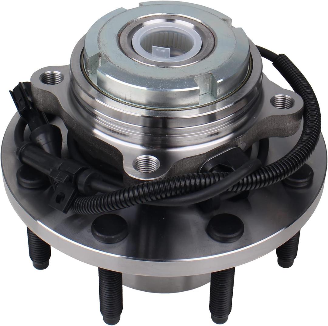 PAROD 515020 Front 4WD Wheel Bearing & Hub Assembly Compatible with 2000-2002 Ford Excursion, 1999-2004 Ford F-250 Super Duty 1999-2004 Ford F-350 8Lugs w/ABS