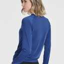 Real Essentials 4 Pack: Women's Rash Guard Sun Shirts  Long Sleeve & 1/4 Zip UPF 50+ Quick Dry UV Protection Tops (Plus) (XXL)