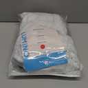 HLC.ME Broadway Stripe Decorative Sheer Light Filtering Grommet Window Treatment Curtain Drapery Panels for Bedroom & Living Room - Set of 2 Panels (54 x 84 inches Long, White)