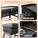 2025 Wind Guards for Blackstone 22 Inch Griddle, Blackstone Griddle Accessories, Wind Screen for Blackstone1666, 1813, 1833, 1842, 1860, 1891, 1935, Protect Flame & Reduce Heat Lost