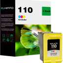 110XL 110 Ink Cartridge Replacement for HP 110 Tri-Color Ink Cartridge (CB304AN) HP110 Tricolor Works on Photosmart A310 A432 A612 A616 A617 A512 A516 A536 A440 A444 A447 Printer