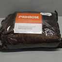 PRIMROSE Brown Velvet Curtains 96 inch Long for Living Room, Set of 2 Panels Blackout Rod Pocket Back Tab Window Treatment Room Darkening Heavy Decorative Curtains Drapes for Bedroom